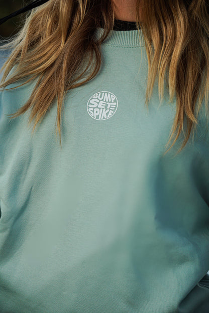 HOODIE Bump set Spike - Vert jade